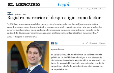 Columna de Opinión – Registro Marcario, El Desprestígio como Factor – Mercurio Legal